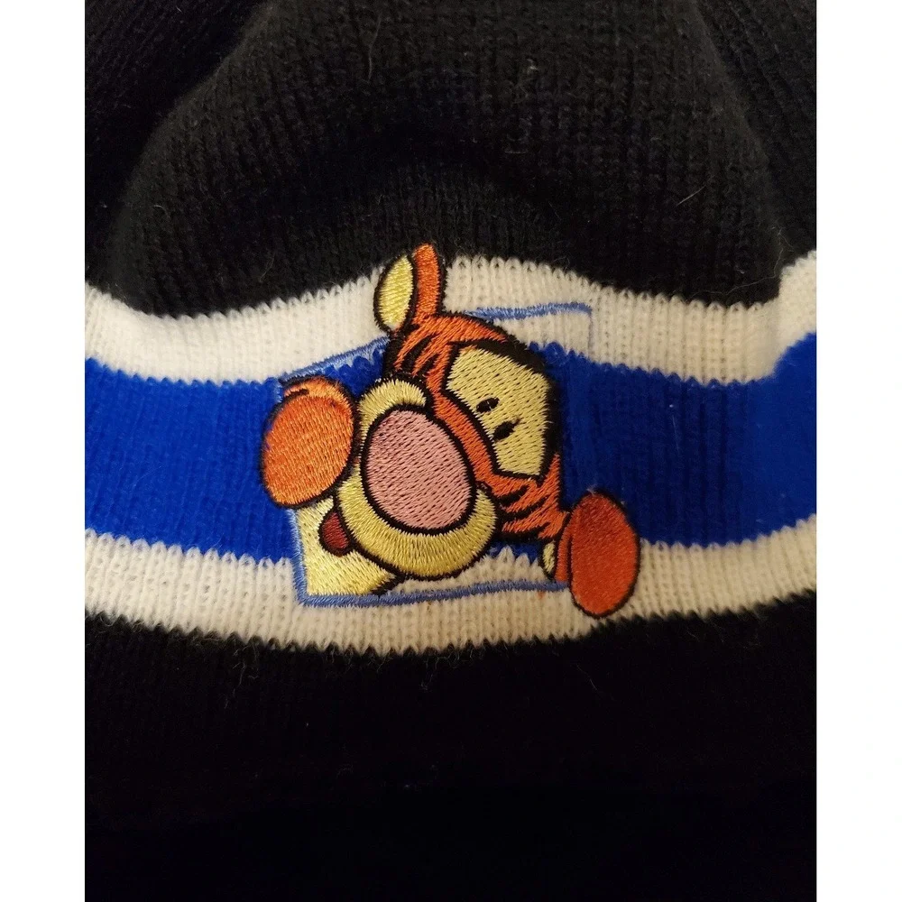 Winnie the pooh tigger black winter hat beanie‎ kids